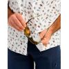 imageHUK Mens Tide Point Pattern Short Sleeve Shirt Fishing Button DownWhite 20