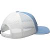 imageHUK Mens Trucker AntiGlare Snapback Fishing HatBold Patch  Crystal Blue