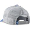 imageHUK Mens Trucker AntiGlare Snapback Fishing HatFilled Barb  Ocean Blue