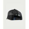 imageHUK Mens Trucker AntiGlare Snapback Fishing HatHuk Bass Patch  Black