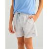 imageHUK Unisex Kids Standard Pursuit Volley Pattern QuickDry ShortsMossy Oak Stormwater Bonefish