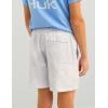 imageHUK Unisex Kids Standard Pursuit Volley Pattern QuickDry ShortsMossy Oak Stormwater Bonefish