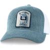 Fish Patch Corduroy - Titanium Blue