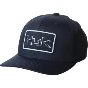 imageHUK Mens Trucker AntiGlare Snapback Fishing HatBeefy Patch  Naval Academy
