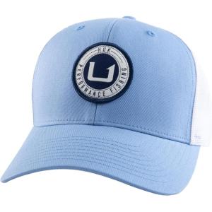 imageHUK Mens Trucker AntiGlare Snapback Fishing HatCircle  Marolina Blue