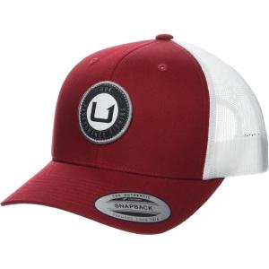 imageHUK Mens Trucker AntiGlare Snapback Fishing HatCircle Change  Scarlet Blaze