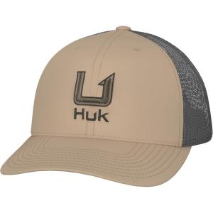 imageHUK Mens Trucker AntiGlare Snapback Fishing HatFilled Barb U  Overland Trek