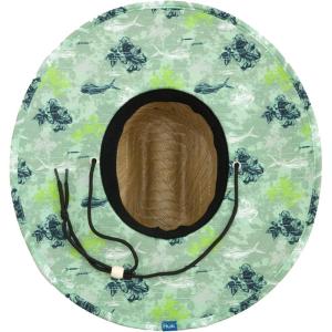 imageHUK Mens Trucker AntiGlare Snapback Fishing HatFog Green