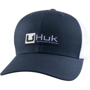 imageHUK Mens Trucker AntiGlare Snapback Fishing HatGrid  Naval Academy