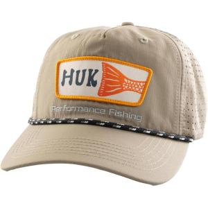 imageHUK Mens Trucker AntiGlare Snapback Fishing HatHuk Fish Stack  Fog Green