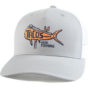 imageHUK Mens Trucker AntiGlare Snapback Fishing HatHuk Fish Tacos  Harbor Mist