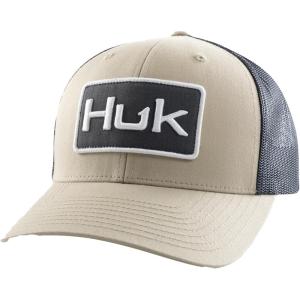 imageHUK Mens Trucker AntiGlare Snapback Fishing HatHuk Logo  Braid