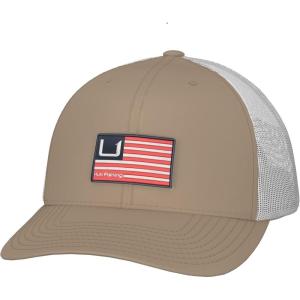 imageHUK Mens Trucker AntiGlare Snapback Fishing HatHuk and Bars  Overland