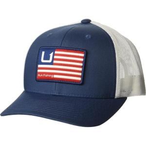 imageHUK Mens Trucker AntiGlare Snapback Fishing HatHuk and Bars  Sargasso Sea