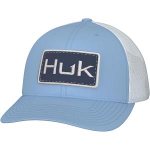 imageHUK Mens Trucker AntiGlare Snapback Fishing HatLogo  Tapestry Hthr