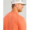 imageHUK Mens Icon Crew LongSleeve Performance Fishing ShirtFresh Salmon