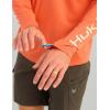 imageHUK Mens Icon Crew LongSleeve Performance Fishing ShirtFresh Salmon