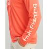 imageHUK Mens Icon Hoodie Hooded Fishing Shirt with Sun ProtectionFresh Salmon
