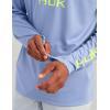 imageHUK Mens Icon Hoodie Hooded Fishing Shirt with Sun ProtectionLightning Sky