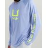 imageHUK Mens Icon Hoodie Hooded Fishing Shirt with Sun ProtectionLightning Sky