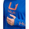 imageHUK Mens Icon Hoodie Hooded Fishing Shirt with Sun ProtectionOcean Blue