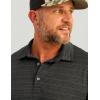 imageHUK Mens Pursuit Pattern Performance Short Sleeve Polo ShirtBlack
