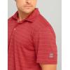 imageHUK Mens Pursuit Pattern Performance Short Sleeve Polo ShirtChannel Marker