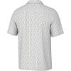 imageHUK Mens Pursuit Pattern Performance Short Sleeve Polo ShirtDolphin Cocktail  Harbor Mist