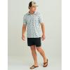 imageHUK Mens Pursuit Pattern Performance Short Sleeve Polo ShirtHarbor Mist 20