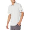 imageHUK Mens Pursuit Pattern Performance Short Sleeve Polo ShirtHeather  Harbor Mist