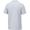 imageHUK Mens Pursuit Pattern Performance Short Sleeve Polo ShirtJig Huk  Wedgewood