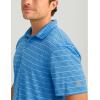 imageHUK Mens Pursuit Pattern Performance Short Sleeve Polo ShirtMarolina Blue