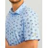 imageHUK Mens Pursuit Pattern Performance Short Sleeve Polo ShirtNaval Academy 30