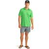 imageHUK Mens Pursuit Pattern Performance Short Sleeve Polo ShirtSummer Green