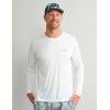 imageHUK Mens Pursuit Pattern Performance Short Sleeve Polo ShirtWhite 40