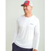 imageHUK Mens Pursuit Pattern Performance Short Sleeve Polo ShirtWhite 50