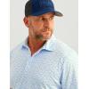 imageHUK Mens Pursuit Pattern Performance Short Sleeve Polo ShirtWindsurfer 20