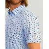 imageHUK Mens Pursuit Pattern Performance Short Sleeve Polo ShirtWindsurfer 30