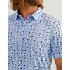 imageHUK Mens Pursuit Pattern Performance Short Sleeve Polo ShirtWindsurfer 30