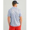 imageHUK Mens Pursuit Pattern Performance Short Sleeve Polo ShirtWindsurfer