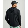 imageHUK Mens Pursuit Vented Long Sleeve Hoodie Fishing Shirt with HoodBlack