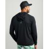 imageHUK Mens Pursuit Vented Long Sleeve Hoodie Fishing Shirt with HoodBlack 20