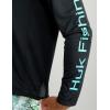 imageHUK Mens Pursuit Vented Long Sleeve Hoodie Fishing Shirt with HoodBlack