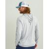 imageHUK Mens Pursuit Vented Long Sleeve Hoodie Fishing Shirt with HoodHarbor Mist