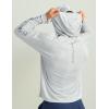 imageHUK Mens Pursuit Vented Long Sleeve Hoodie Fishing Shirt with HoodHarbor Mist