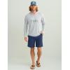 imageHUK Mens Pursuit Vented Long Sleeve Hoodie Fishing Shirt with HoodHarbor Mist