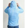 imageHUK Mens Pursuit Vented Long Sleeve Hoodie Fishing Shirt with HoodMarolina Blue