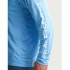 imageHUK Mens Pursuit Vented Long Sleeve Hoodie Fishing Shirt with HoodMarolina Blue