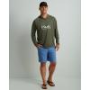 imageHUK Mens Pursuit Vented Long Sleeve Hoodie Fishing Shirt with HoodMoss