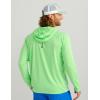 imageHUK Mens Pursuit Vented Long Sleeve Hoodie Fishing Shirt with HoodSummer Green Heather